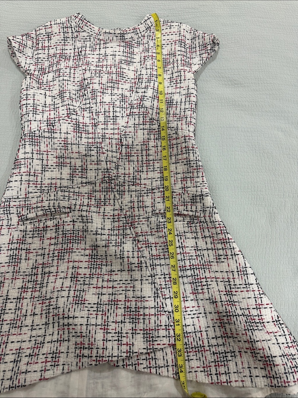 CHANEL Tweed Midi Shift Dress - Picture 10 of 12